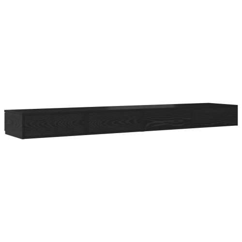 Ladice za krevet Crna 180x36,5x16,5 cm od inženjerskog drva Cijena