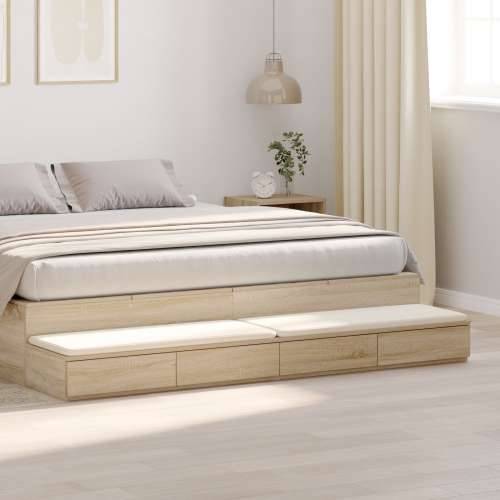 Ormarići za krevet Sonoma hrast 180x36,5x16,5 cm od umjetnog drva Cijena