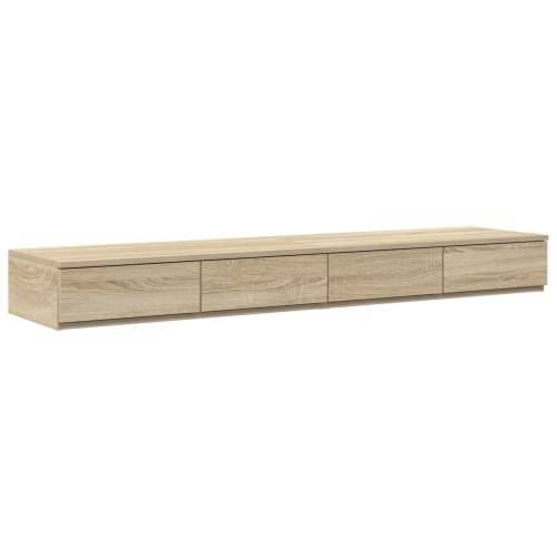 ladice za krevet Sonoma hrast 135x36,5x16,5 cm - proizvedeno od drvenih vlakana Cijena