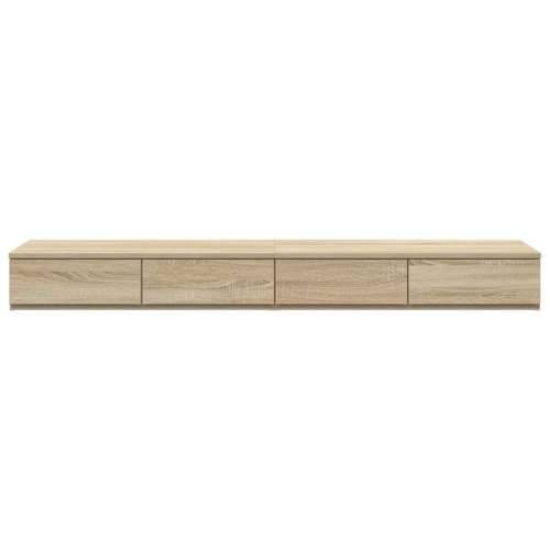 ladice za krevet Sonoma hrast 135x36,5x16,5 cm - proizvedeno od drvenih vlakana Cijena