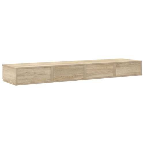 ladice za krevet Sonoma hrast 135x36,5x16,5 cm - proizvedeno od drvenih vlakana Cijena