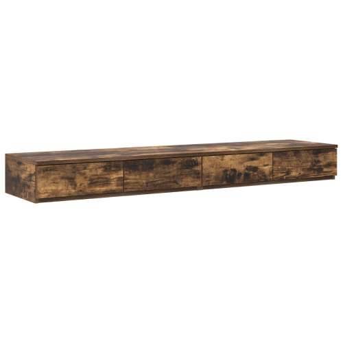 ladice za krevet od dimljenog hrasta 135x36,5x16,5 cm od kompozitnog drveta Cijena