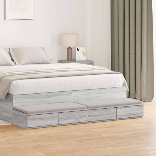 Ladice za krevet Siva Sonoma 135x36,5x16,5 cm Drvo iverica Cijena