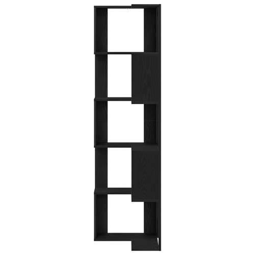 Kutna Polica 5-Tier Crni Orah 50x50x179 cm Drvo Cijena