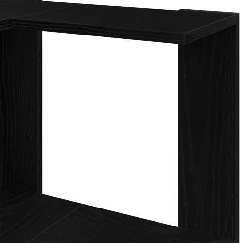 Kutna Polica 5-Tier Crni Orah 50x50x179 cm Drvo Cijena