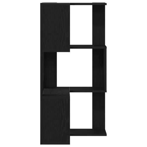 Kutna Knjižnica 3-Slojna Crni Hrast 50x50x102 cm Ugrađeni Drvo Cijena