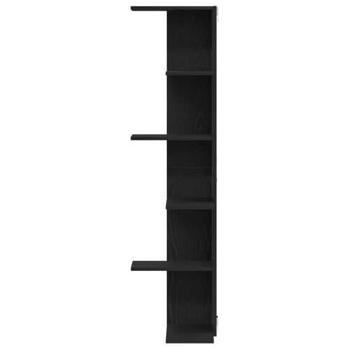 Kutna polica Crni hrast 36,5x36,5x140 cm Konstruirano drvo Cijena