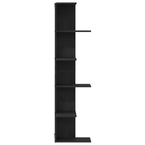 Kutna polica Crni hrast 36,5x36,5x140 cm Konstruirano drvo Cijena