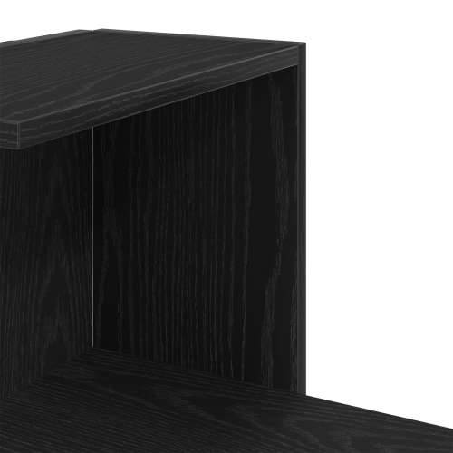 Kutna polica Crni hrast 36,5x36,5x140 cm Konstruirano drvo Cijena