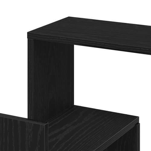 Kutna Polica Crni Hrast 45x45x147 cm Konstruirano Drvo Cijena