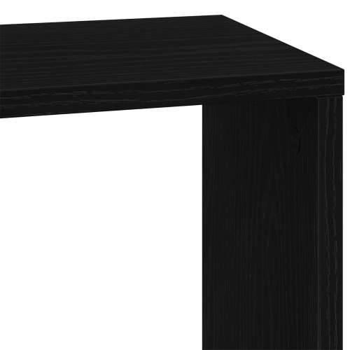 Knjiga 5-nivo Crno Hrast 45x23,5x162,5 cm Konstruirano drvo Cijena