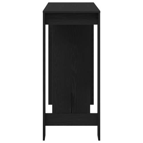 Barski stol s policom Crni hrast 102,5x46x103,5 cm Određeni drvo Cijena