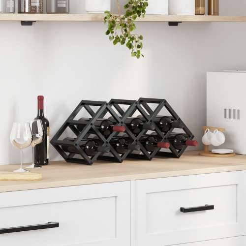 Stalak za vino za 9 boca 63x16,5x25 cm od čelika Cijena