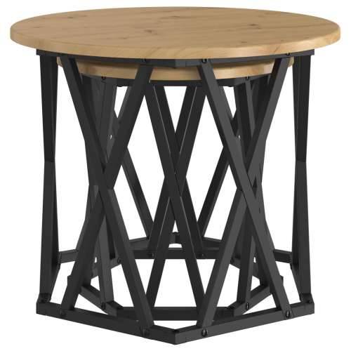 Nesting Side Tables 2 kom Artisan Oak Engineered Wood Cijena