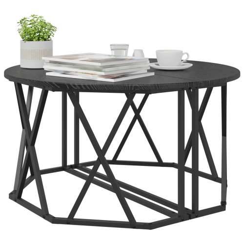Stolić za kavu Crni Hrast 80x80x42 cm od Konstruiranog drveta Cijena