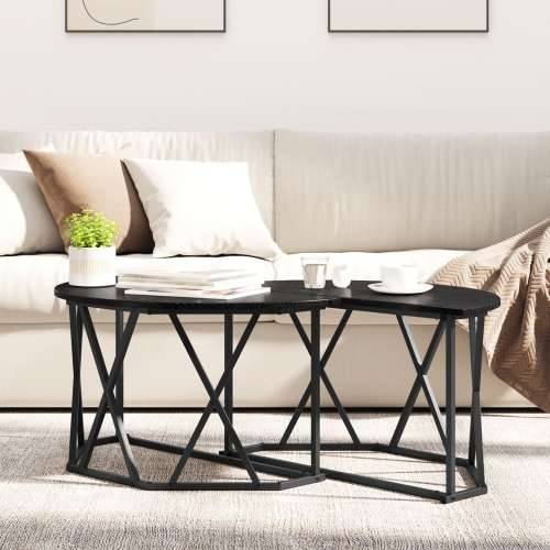 Stolić za kavu Crni Hrast 80x80x42 cm od Konstruiranog drveta Cijena