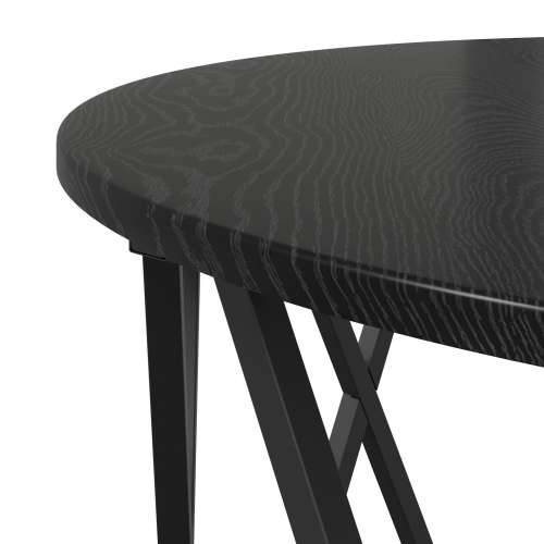 Stolić za kavu Crni Hrast 80x80x42 cm od Konstruiranog drveta Cijena