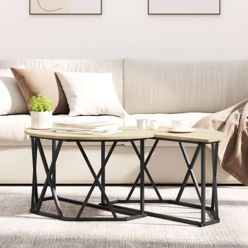 Stolić za kavu Sonoma hrast 80x80x42 cm od inženjerskog drveta Cijena