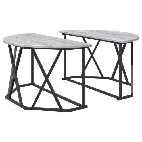 Sivi Sonoma Stolić za kavu 80x80x42 cm od Inženjerskog drva Cijena