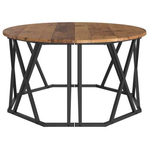 Stolić za kavu od starog drva 80x80x42 cm - Inženjersko drvo Cijena