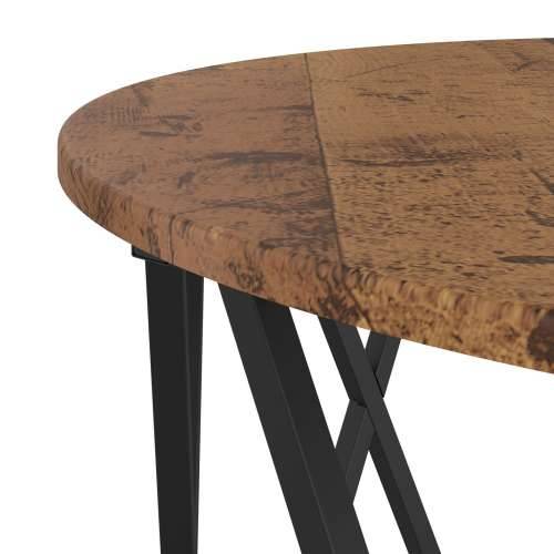 Stolić za kavu od starog drva 80x80x42 cm - Inženjersko drvo Cijena