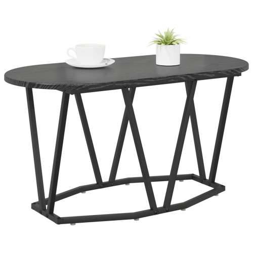 Stolić za kavu Crni Hrast 80x40x40,5 cm Od drva i metala Cijena