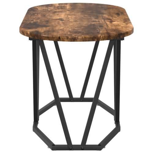 Stolić za kavu od dimljenog hrasta 80x40x40,5 cm, od kompozitnog drva i metala Cijena