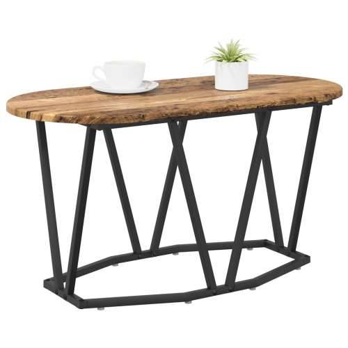 Stolić za kavu od starog drva 80x40x40,5 cm od inženjerskog drveta i metala Cijena