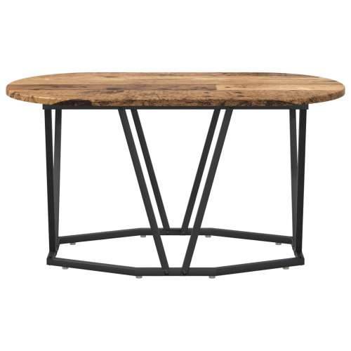 Stolić za kavu od starog drva 80x40x40,5 cm od inženjerskog drveta i metala Cijena