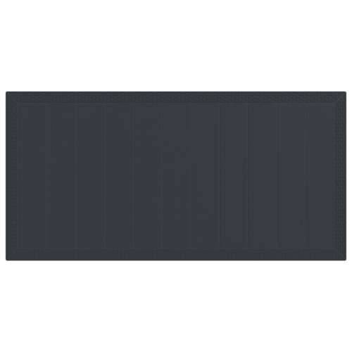Stol za vrt Antracit 200x100x73 cm Poli Ratan Cijena