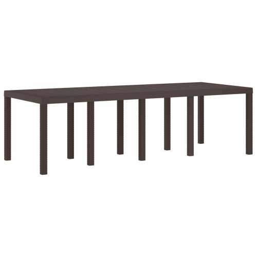 Vrtni Stol Smeđa 250x100x73 cm Poli Ratan Cijena