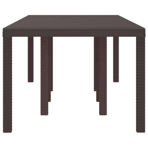 Vrtni Stol Smeđa 250x100x73 cm Poli Ratan Cijena