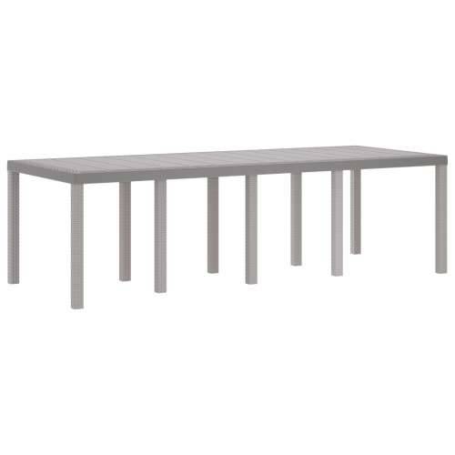 Vrtni Stol Svjetlosiva 250x100x73 cm Poli Ratan Cijena