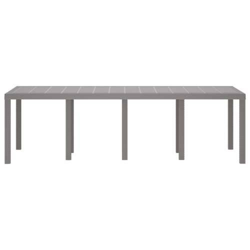 Vrtni Stol Svjetlosiva 250x100x73 cm Poli Ratan Cijena
