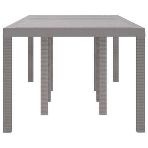 Vrtni Stol Svjetlosiva 250x100x73 cm Poli Ratan Cijena