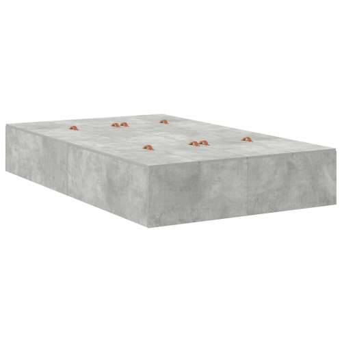 Krevet za pohranu Betonska siva 120x200 cm Cijena