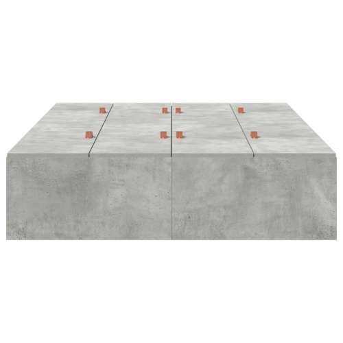 Krevet za pohranu Betonska siva 120x200 cm Cijena