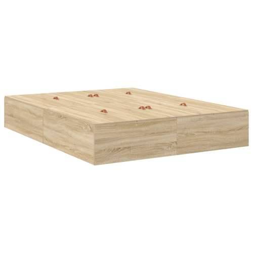 Krevet s prostorom za pohranu Sonoma hrast 140x200 cm Cijena