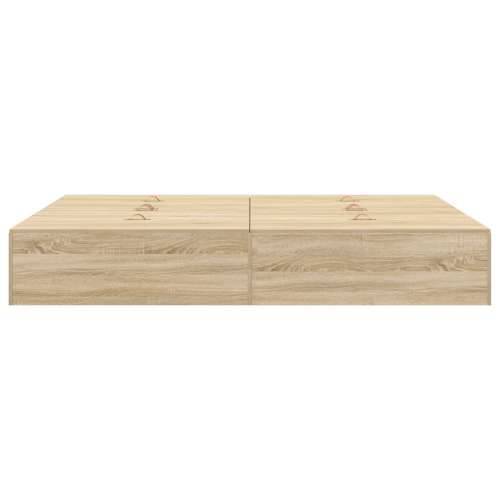 Krevet s prostorom za pohranu Sonoma hrast 140x200 cm Cijena