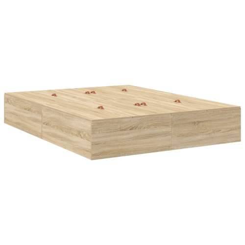 Krevet s prostorom za pohranu Sonoma hrast 140x200 cm Cijena