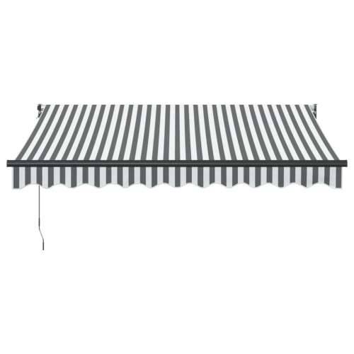 Tenda na uvlačenje antracit i bijela 3x2,5 m tkanina i aluminij - Antracit i crna 3 x 2.5 m 1 Cijena