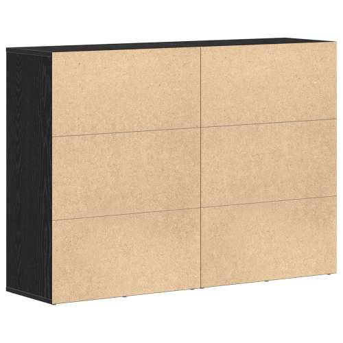 Sideboardi 2 komada Crni Hrast 60x31x84 cm Izrađen od drveta Cijena