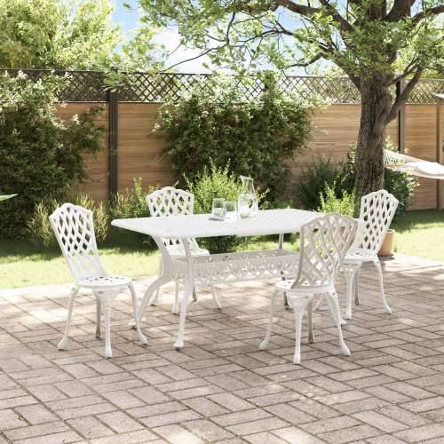 Set od 3 Bijela Lijevani Aluminij 150 x 90 x 72 cm Cijena