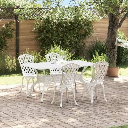 Set od 3 Bijela Lijevani Aluminij 150 x 90 x 72 cm Cijena