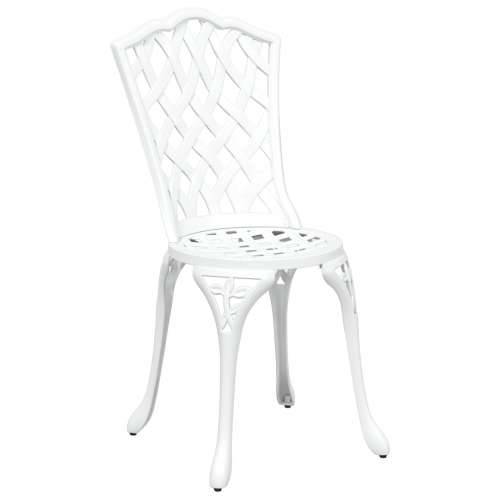 Set od 4 Bijela Lijevani aluminij 150 cm x 90 cm x 72 cm Cijena