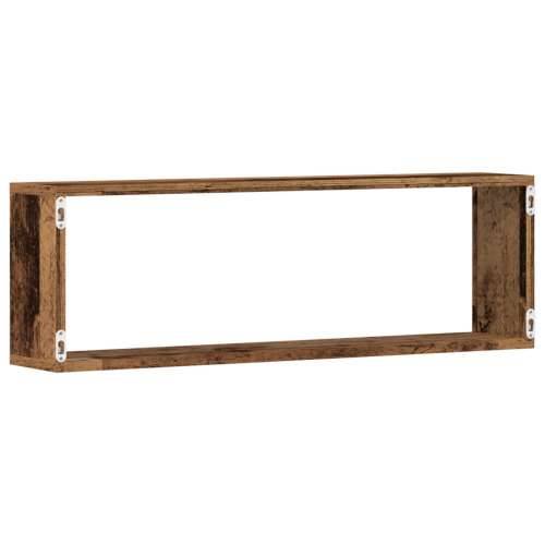 Zidne police 4 kom Stari drveni 80x15x26 cm Konstruirano drvo Cijena