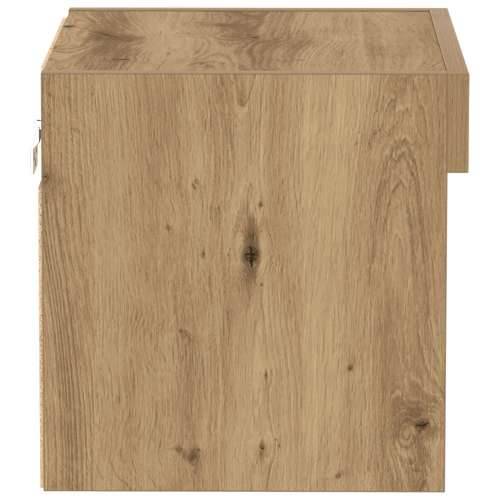 Zidni ormar s LED svjetlima, Orah, 40x30x30 cm Cijena