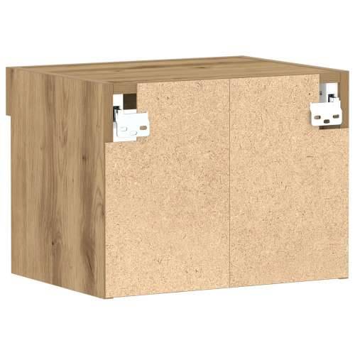 Zidni ormar s LED svjetlima, Orah, 40x30x30 cm Cijena