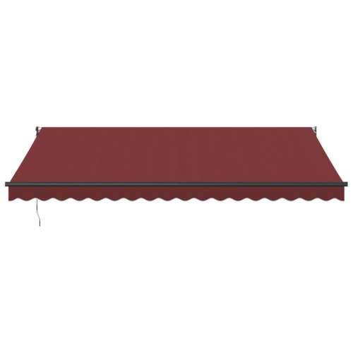 Tenda na ručno uvlačenje bordo 450 x 300 cm - Tamno crvena 450 x 300 cm 1 Cijena