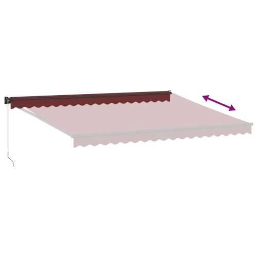 Tenda na ručno uvlačenje bordo 450 x 300 cm - Tamno crvena 450 x 300 cm 1 Cijena
